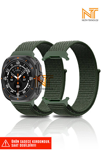 Nezih Case Samsung Galaxy Watch Ultra 47mm Compatible A+ Quality Mesh Cord