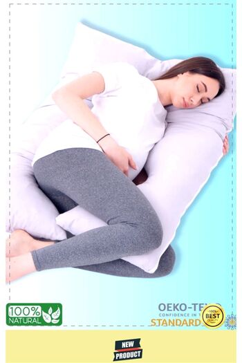 OMZ Maternity Supported Functional Washable Covered Pillow - Between the Legs