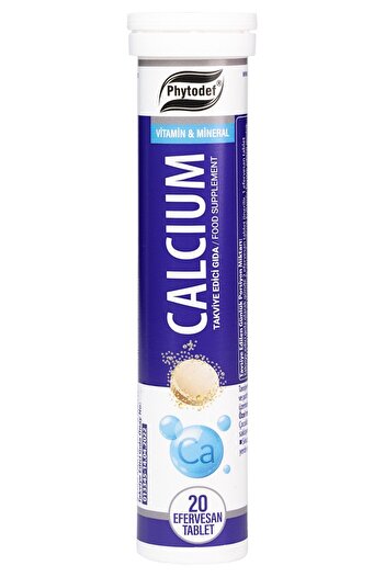 Phytodef 20 Calcium Effervescent Tablets (Calcium)