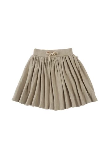 Little Gusto Mini Skirt Kids Beige Organic Cotton