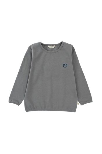 Little Gusto Organic Cotton Sweatshirt Body Gray