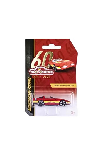 Majorette سيارة شيفروليه كورفيت ماجوريت 1990 بمقياس 1/64 مصنوعة من المعدن لعبة سيارة
