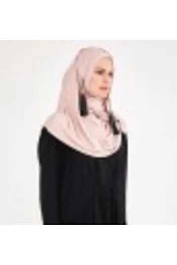 Differenza Powder Color Stone Detailed Shawl