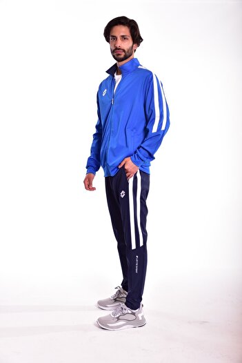 Lotto Men's Tracksuit Set Saks Blue/dark blue-dynamico Camp Suıt Fz Pl-t2596