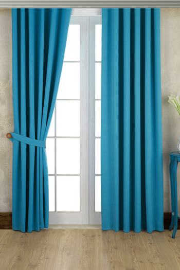 Vagonik Blackout Background Curtain 150x230 Cm Blue