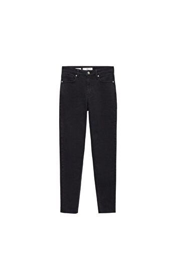 MANGO Woman Denim Women's Jeans Black -67110347