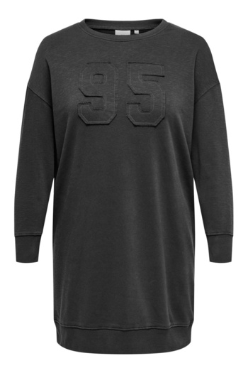 Only Carmakoma LDS KNITTED JERSEY - PSD-SS 23/24-GN-l0607 DesiGN with Front Print Detail, Blue Color