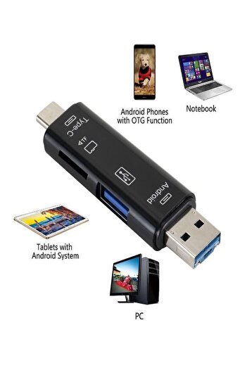 ULTRATEKNO Micro Sd Memory Card and Usb Flash Memory - Tablet and Phone Compatible, Keyboard and Mouse Otg Converter