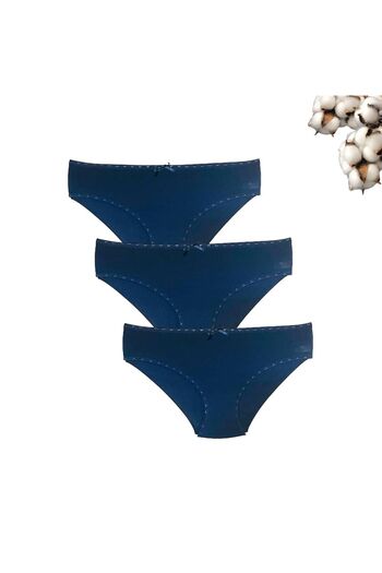 MİSSEMMA 3 Pieces Heart Elastic Panties for Women