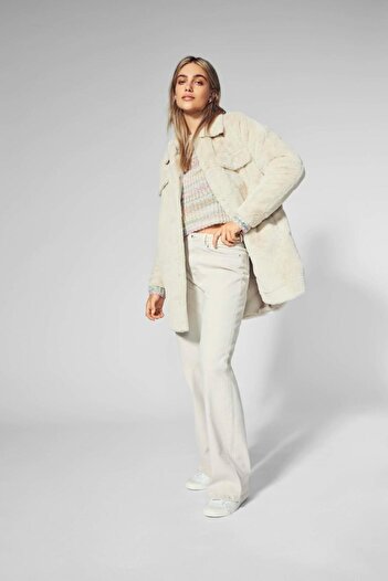 ONLY 15260048 4 Pocket Front Snap Kurk Coat