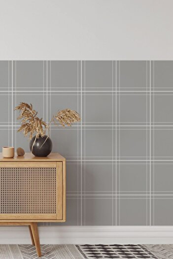 MSticker 50x120 cm Plaid Pattern Decorative Foil Sticker