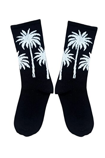 ZEYZEY MONKEY Palm Tree Pattern Socks