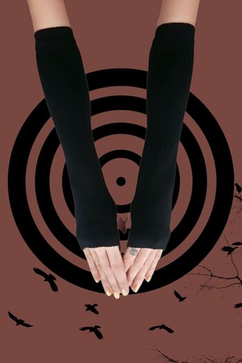 ZEYZEY MONKEY Plain Black Sleeve