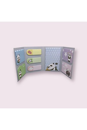 KRAF Panda Adhesive Note Paper Set 160 Sheets