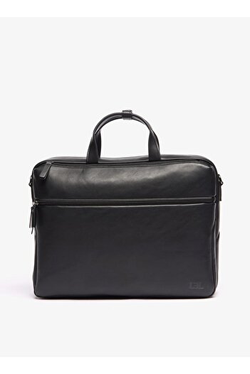 LBL by Shoexpress Solid Laptop Bag With Zip Closure and Detachable Strap - W 24 x H 29 x D 7.5 cm