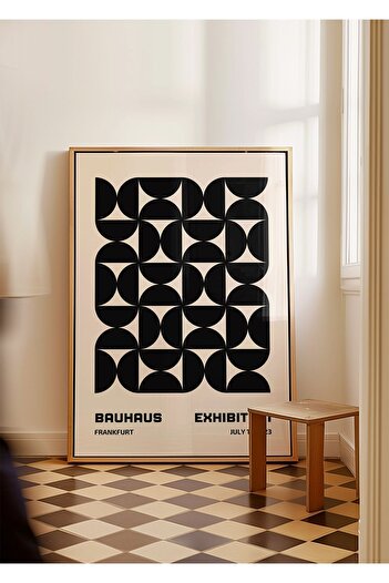 ARTHOUSECOLLECTIVE Bauhaus Poster - Wall Decoration - Frameless Poster in Table Dimensions