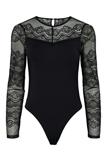 PIECES Pcsinna Ls - Bodystocking Noos Design