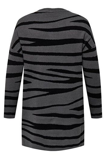 Only Carmakoma LDS KNITTED PULLOVER - O-NECK, MÂNECE LUNGI