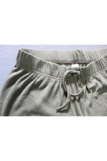 Org Marka Store FLEUR BEL Elastic Sus Laced χωρίς τσέπη χτενισμένο βαμβακερό σορτς