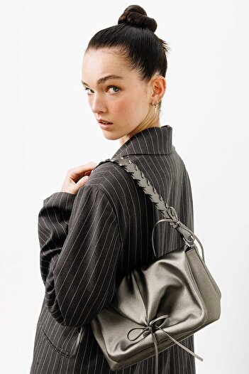 Hooopstore BOW TIE BAG - ANTHRACITE