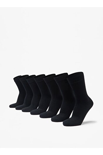 LBL by Shoexpress Solid Calf Length Socks - Set of 7