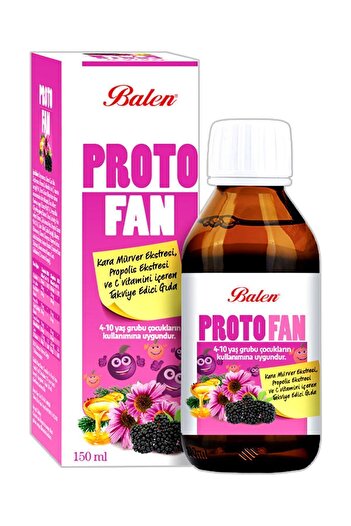 Balen Protofan Propolis - VitaMin-c 150 Ml Extra Black Elderberry