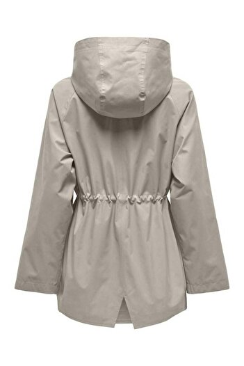 ONLY 15308840 Hooded 2 Pocket Spring Jacket with Snap Detail