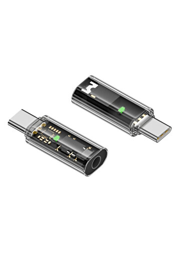 LivX Type C to 3.5mm DAC Kulaklık Dönüştürücü iPhone 15 ve Type C Telefon ile Uyumlu Çevirici OTGAX