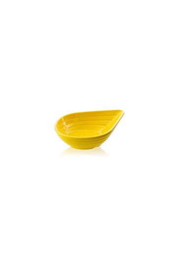 Tria 6 Pieces 16x12 Cm Yellow Unbreakable Drop Snack Bowl - Tr260y