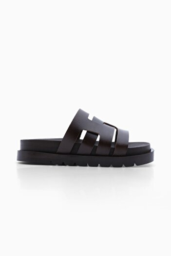 Marjin Women's Daily Slippers Vetka Brown