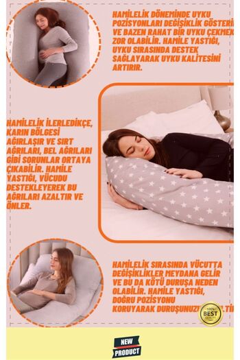 OMZ Pregnancy Pillow with 5 Zone Support