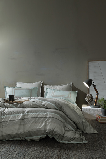 Yataş Osiris Single Ranforce Duvet Cover Set - Gray