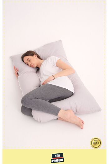 OMZ Pregnant Waist Neck Belly Pillow with Support - Leg Pillow