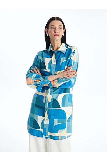 LC Waikiki LCW Modest - Patterned Women's Shirt Tunic