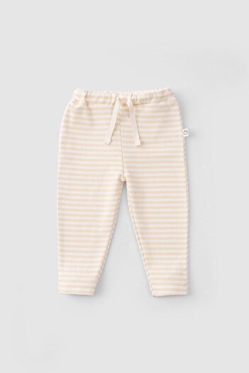 Little Gusto 2'li Organik Pamuk Bebek Pantolonu Playtime