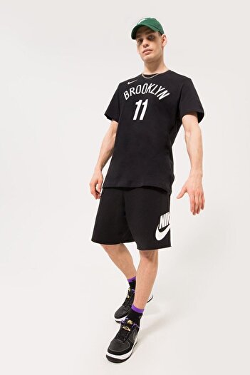 Nike M Club Ft Alumni Erkek Siyah Pamuklu Şort- bol kesim