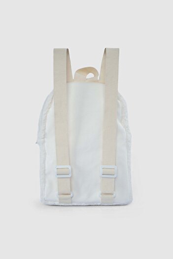Little Gusto Wellsoft Children's Backpack Ecru
