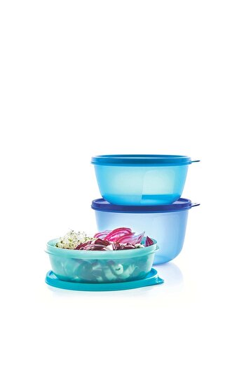 Tupperware Fridge Storage Container Set of 3 - 1 Lt, 1.5 Lt, 2 Lt