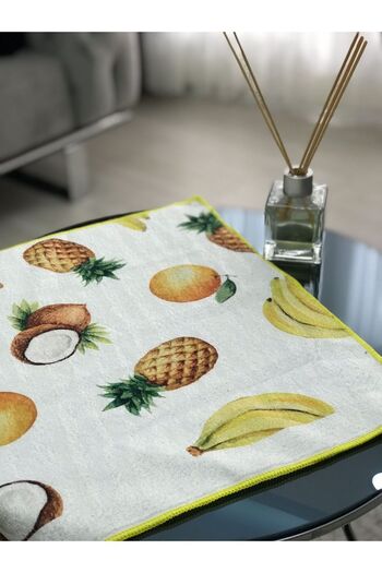 Mikrofiberim 4-pack Microfiber Patterned Kitchen Cleaning Cloth