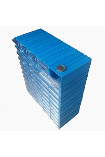 Sembol 300 Plastik Çekmeceli Kutu (4,6x11,7x2,4 Cm) Küçük Ebat 60 Çekmeceli