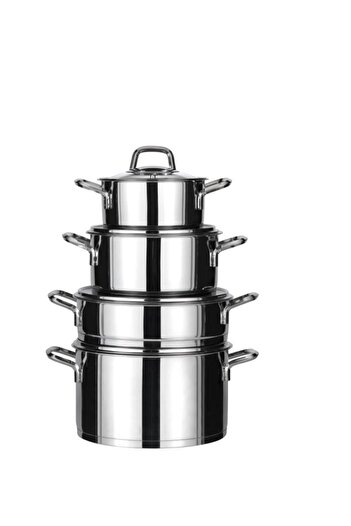 Amboss Glass Lid Diamond 4004 Cookware Set 8 Pieces