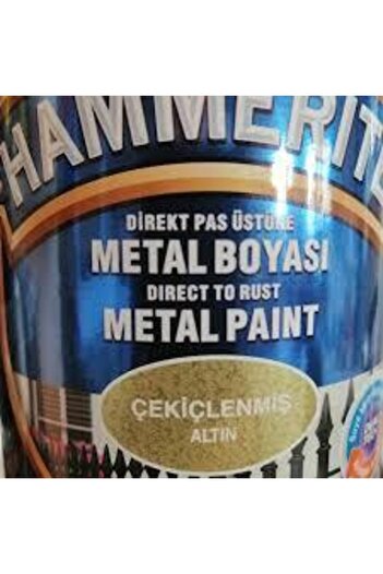 Marshall Altın Hammerite Metal Ve Çelik Kapı Boyası 0,75lt.