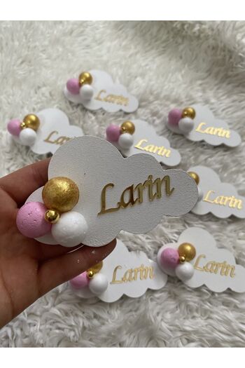 NeşeliAtölyem 5 Bubble Cloud Magnets