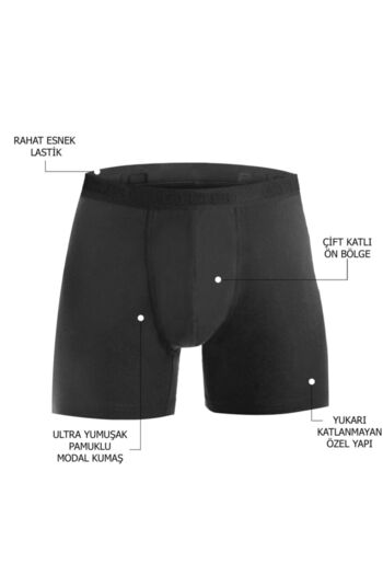 Öts Ανδρικά Modal Boxers 5 Pack Βαμβακερό εύκαμπτο ύφασμα σε premium ειδική συσκευασία δώρου