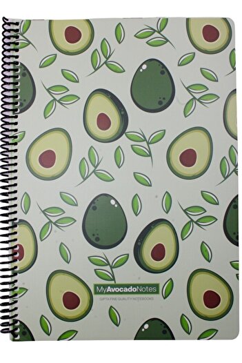 Gıpta A4 Avocado 80 Sheets Lined - Spiral Cardboard Notebook 5819