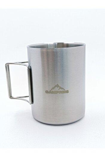 Campreis Double Layer Stainless Steel Thermos Camping Cup (300ml)