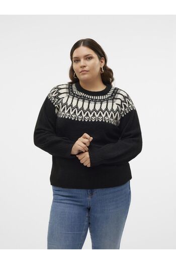 Veromoda Curve Strickpullover VMCSIMONE Πουλόβερ