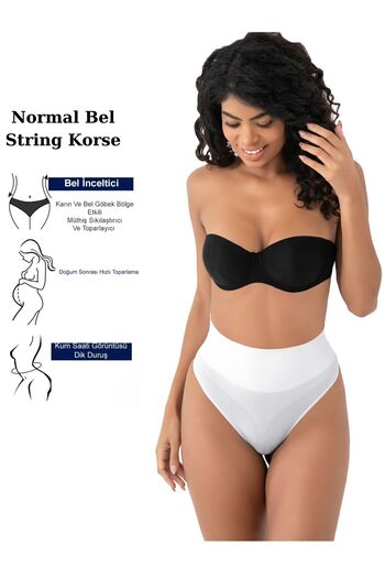 EMBA KORSE Women's Seamless Recovery Slimming Butt Panties - Regular Waist String Corset Women