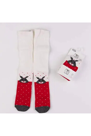 Bibaby Patterned Red - Rabbit Socks