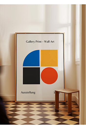 ARTHOUSECOLLECTIVE Bauhaus Poster - Wall Decoration - Frameless Poster in Table Dimensions